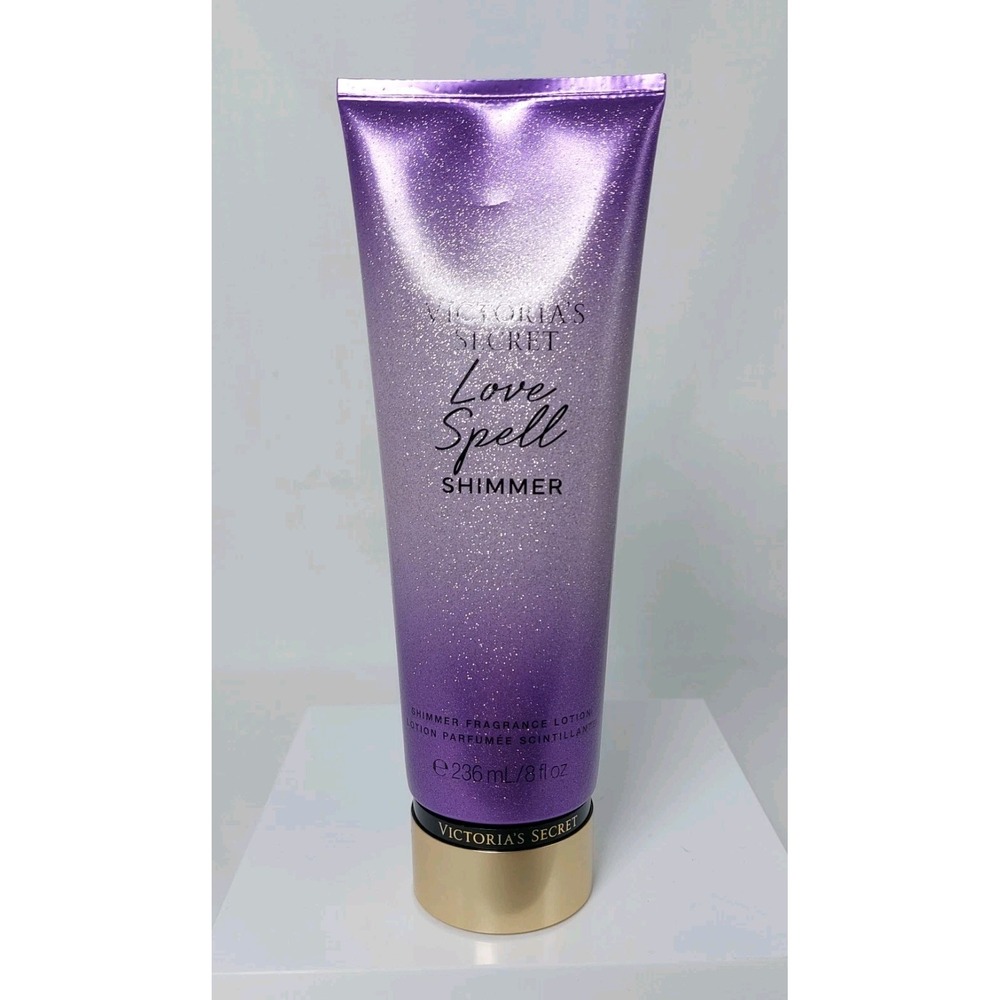 VICTORIA'S SECRET LOVE SPELL SHIMMER FRAGRANCE BODY LOTION Cream 8 fl oz New